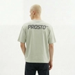 Koszulka męska t-shirt oversize Prosto Big Log Infinity miętowa zielona