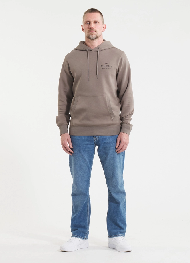 Bluza męska z kapturem Pitbull Pit Bull Sampson taupe