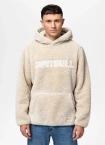 Bluza męska z kapturem Pit Bull Aragon beżowa