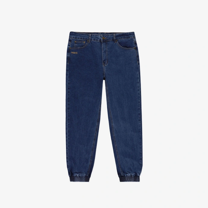 Spodnie męskie jogger jeans Prosto Krix niebieskie