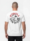 Koszulka męska T-Shirt Pit Bull Pitbull Dog SD biała