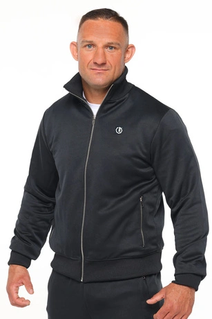 Bluza męska rozpinana Octagon UTAH Small logo czarna