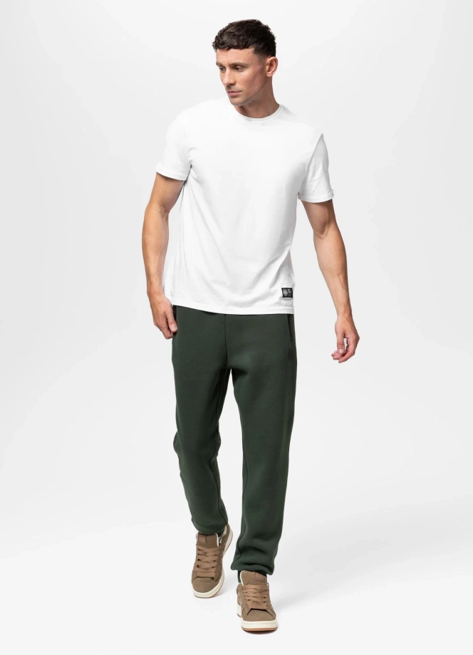 Spodnie męskie dresowe Pit Bull Hatton 25 ciemno zielone