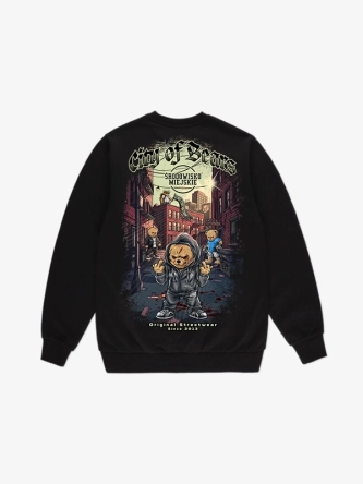 Bluza męska Środowisko Miejskie City of Bears czarna