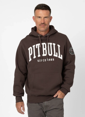 Bluza męska z kapturem Pit Bull Norton brązowa