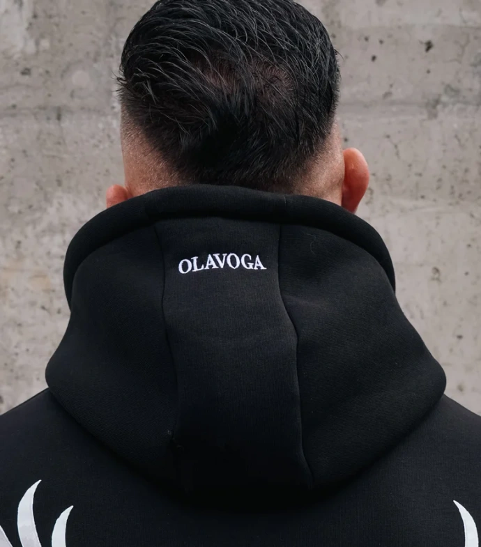 Bluza męska z kapturem Olavoga EAGLE czarna