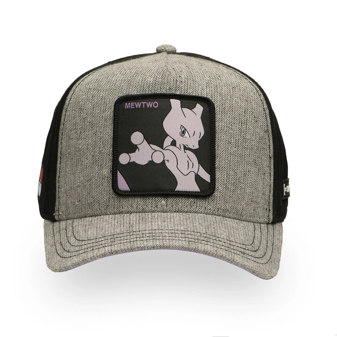 Czapka z daszkiem Capslab Pokemon Mewtwo szaro/czarna