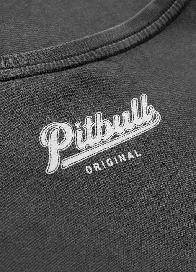 Koszulka damska T-shirt Pit Bull Angel Logo grafitowa
