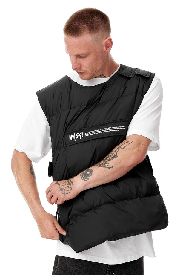 Kamizelka bezrękawnik zimowa Mass Denim Hardy czarna