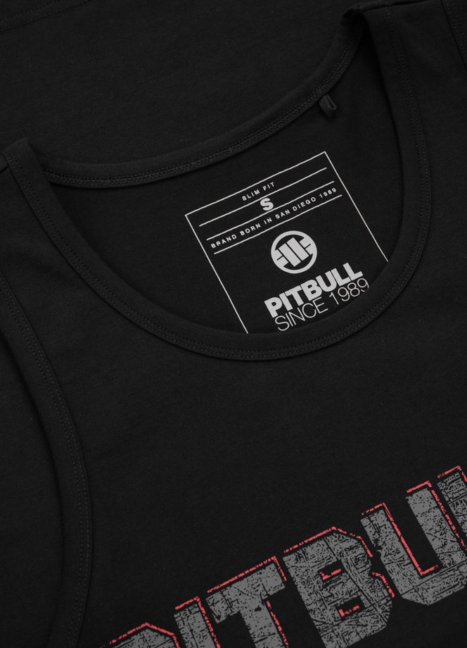 Koszulka męska tank top Pit Bull Pitbull Dog 89 25 czarna