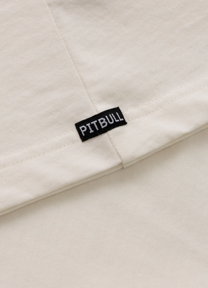 Koszulka męska T-Shirt oversize Pitbull Graffiti Loose Fit biała