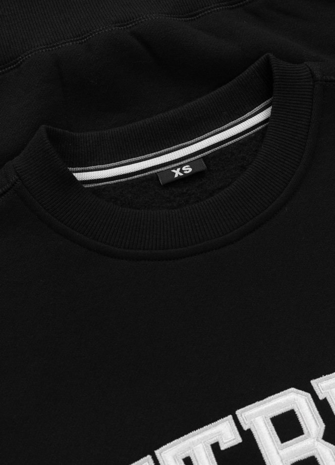 Bluza damska oversize Pitbull Pit Bull Tyrian crewneck czarna