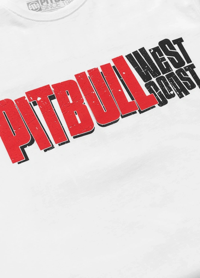 Koszulka męska T-Shirt Pit Bull Rebel Born biała
