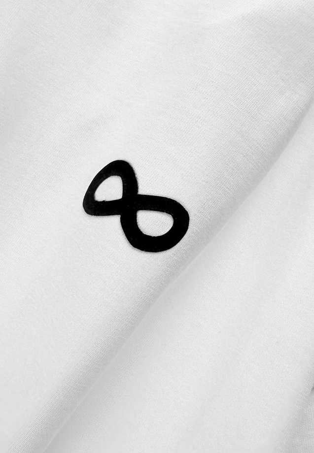 Koszulka męska t-shirt oversize Prosto Big Log Infinity biała