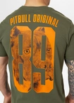 Koszulka męska T-Shirt Pitbull Eighty Nine Dog oliwkowa zielona