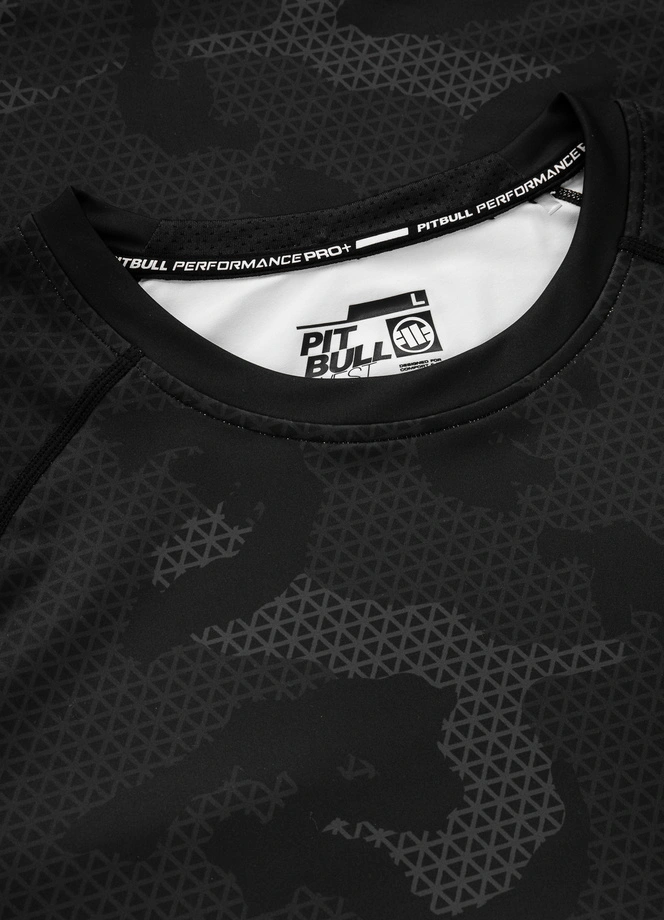 Koszulka rashguard Pit Bull Pitbull Net Camo Longsleeve czarna