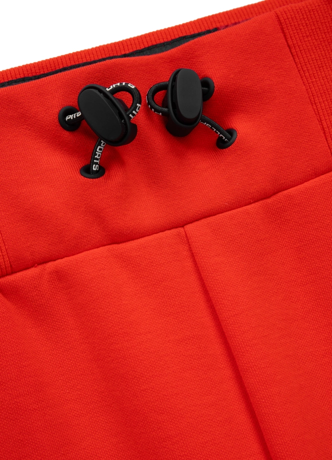 Spodnie dresowe męskie Pitbull Pit Bull West Coast Saturn 24 czerwone