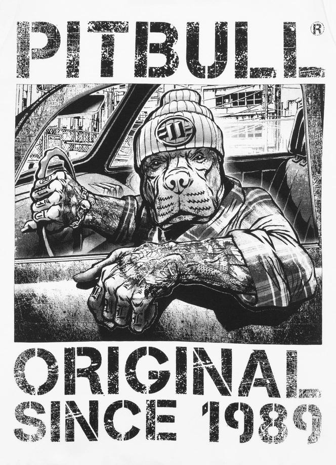 Koszulka męska tank top Pit Bull Pitbull Drive 25 biały