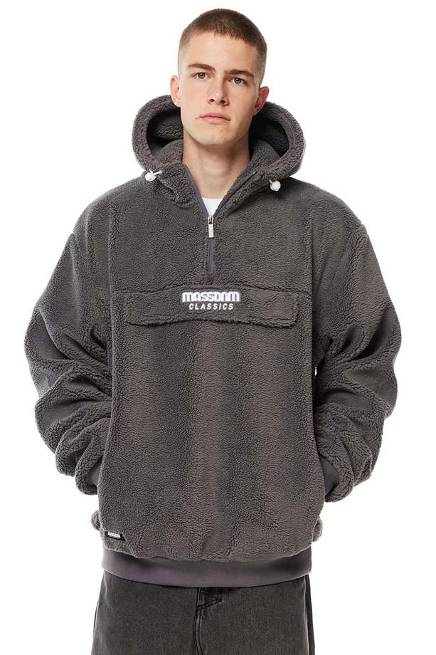 Kurtka przejściowa polarowa Mass Denim Frontside 2.0 szara