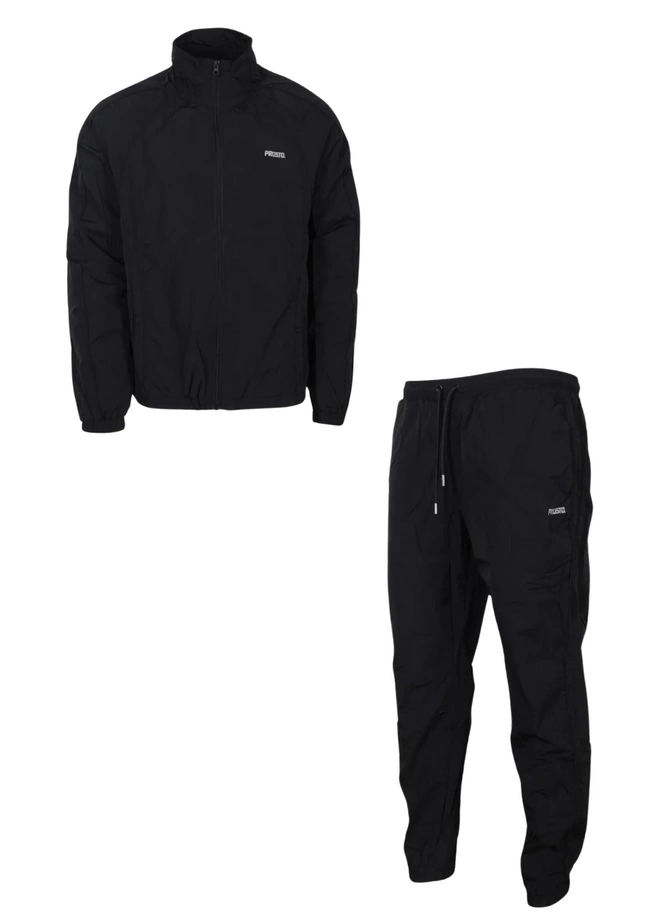 Komplet dresowy męski Prosto Klasyk Trackpants Sapz czarny