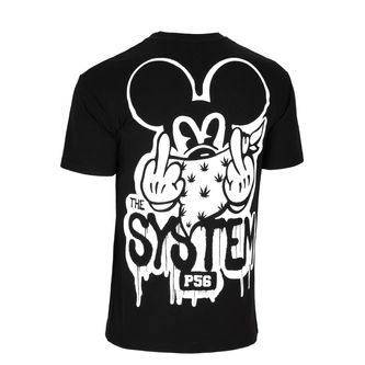 Koszulka męska T-shirt Dudek P56 System biało/czarna