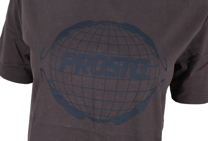 Koszulka damska t-shirt Prosto Klasyk Iris oversize szara