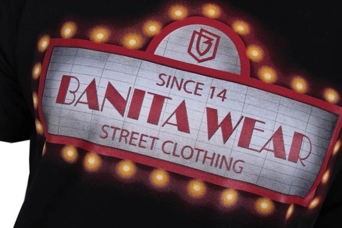 Koszulka T-shirt Banita Wear Kino black