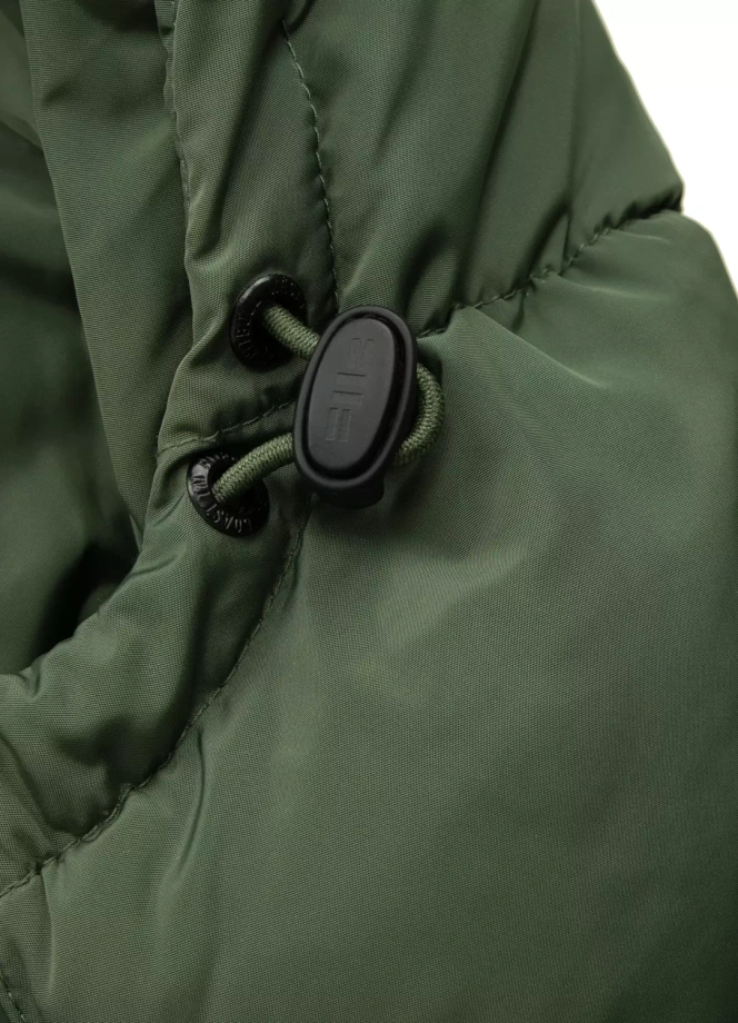 Kurtka zimowa męska Pit Bull Airway 4 Hooded Jacket zielona