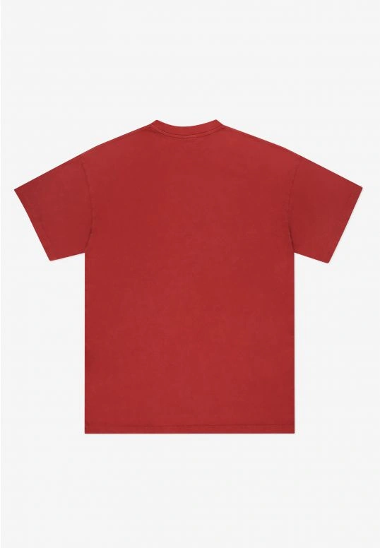 Koszulka męska t-shirt oversize Prosto Hex czerwona