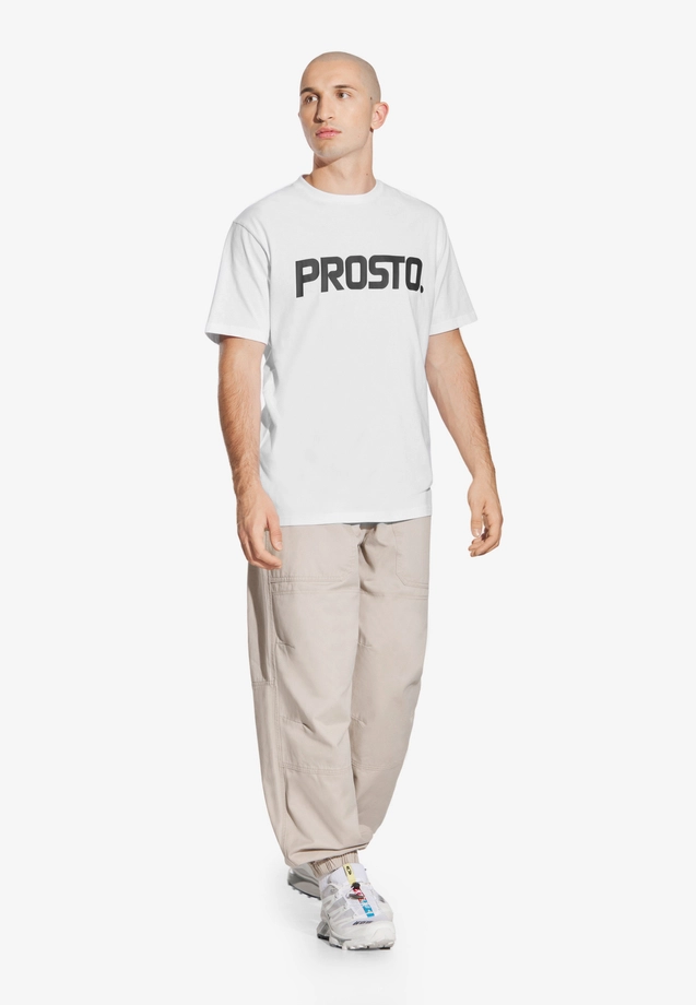 Koszulka męska t-shirt Prosto Biglog biała