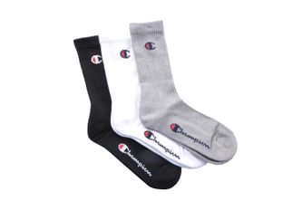 Skarpety Champion 3pk Crew Socks szare/białe/czarne U24558 EM006