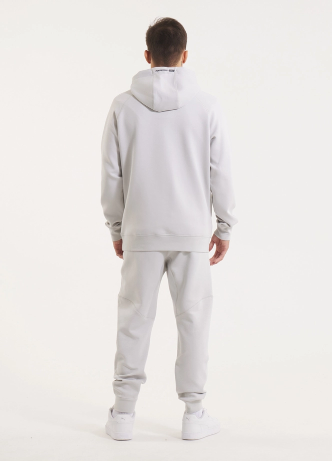 Bluza męska z kapturem Pitbull Pit Bull Dogwood złamana biel