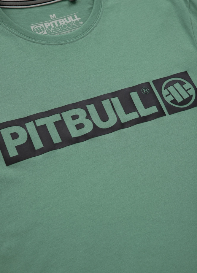 Koszulka męska T-Shirt Pit Bull Pitbull Hilltop 25 miętowa zielona