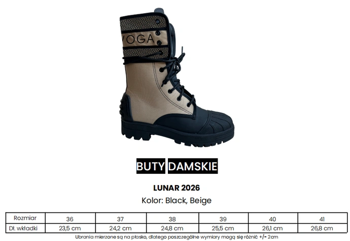 Buty botki damskie Olavoga Lunar czarne