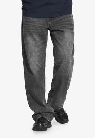 Spodnie męskie Jeans Baggy Prosto Tarmac szare