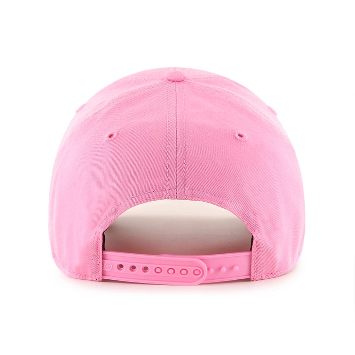 Czapka dziecięca z daszkiem 47 Brand Los Angeles Dodgers Kids Rose Raised Basic różowa