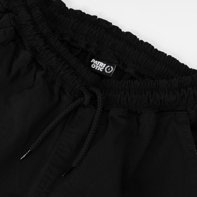 Spodnie męskie chino jogger Patriotic Futura Mini czarne