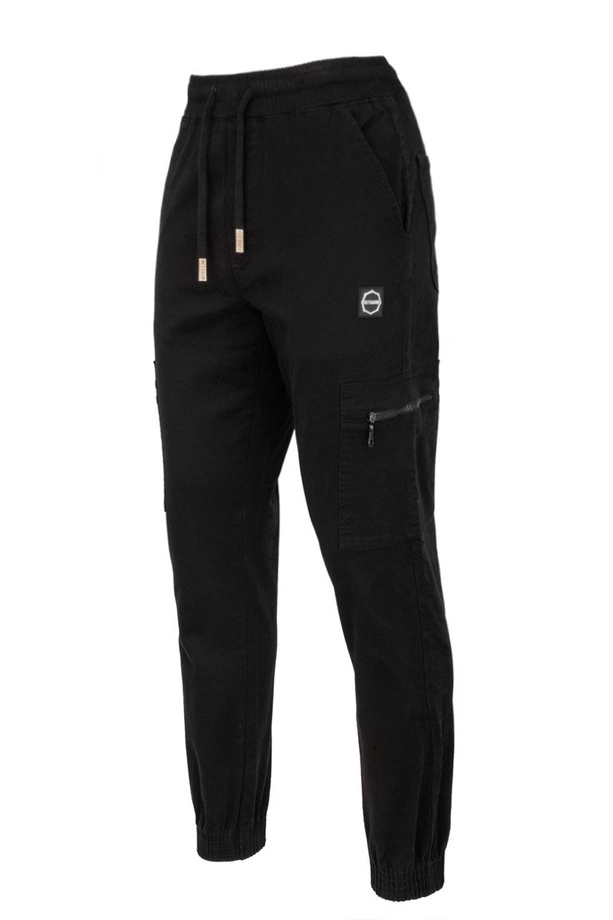 Spodnie Jogger Jeans Cargo Octagon black