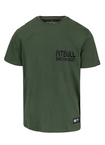 Koszulka męska T-Shirt Pit Bull Pitbull Shot For Shot zielona