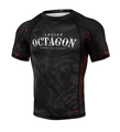 Koszulka męska rashguard Octagon PREMIUM Valhalla czarna