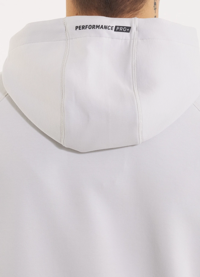 Bluza męska z kapturem Pitbull Pit Bull Dogwood złamana biel