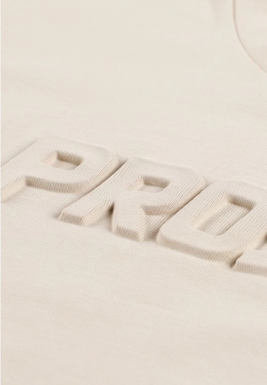 Koszulka męska t-shirt oversize Prosto Zont beżowa