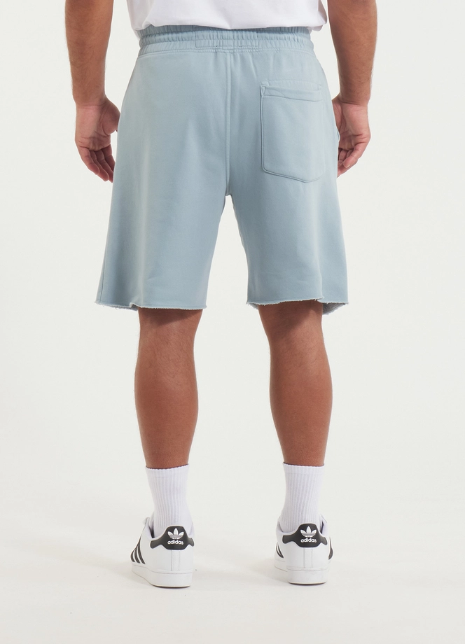 Spodenki szorty dresowe męskie Pitbull Lancaster 2 Washed jasno niebieskie