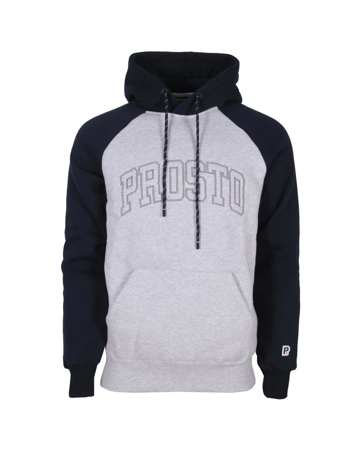 Bluza męska z kapturem Prosto Klasyk Shizzo hoodie szara