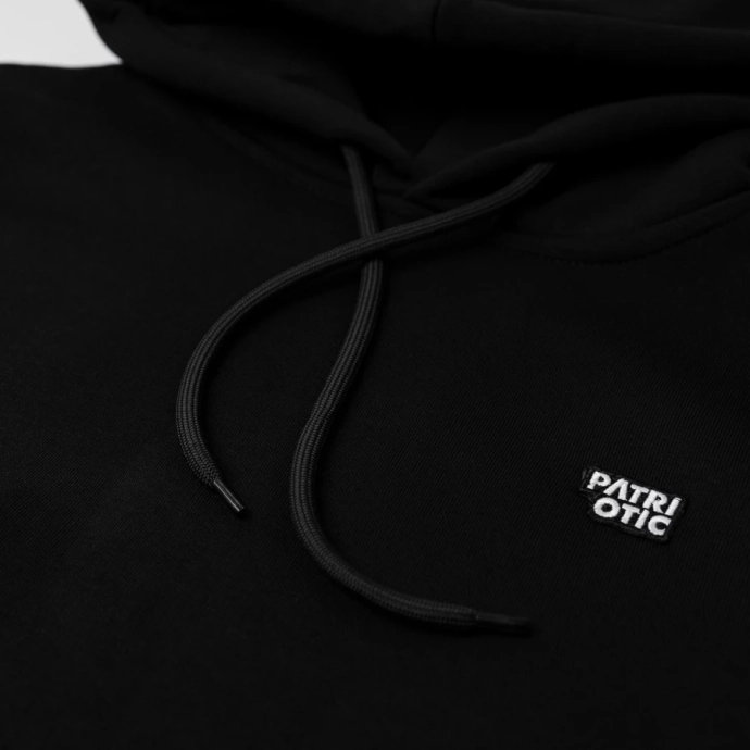 Bluza męska z kapturem Patriotic Cls App Tape czarna