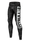 Leginsy techniczne Pit Bull Pitbull Leggins Net Camo Hilltop czarne camo