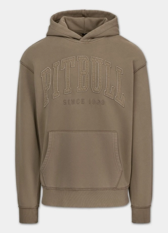 Bluza męska z kapturem Pit Bull Orlando brązowa