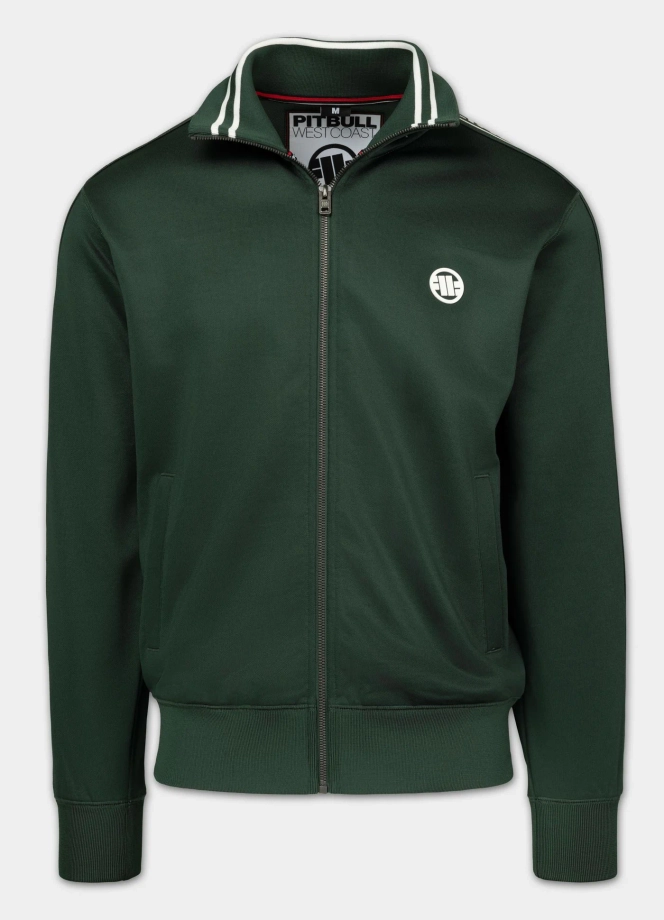 Komplet dresowy Pit Bull Oldschool Tape Logo zielony