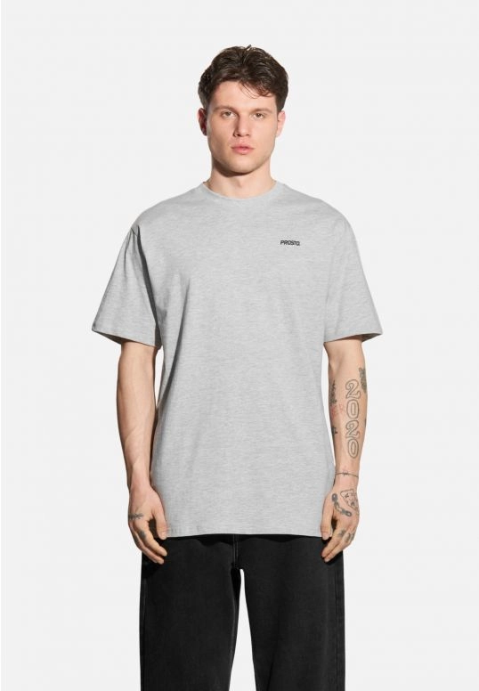 Koszulka męska t-shirt Prosto Base szara