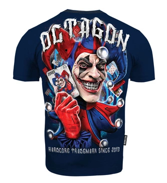 Koszulka męska T-shirt męski Octagon Joker granatowa